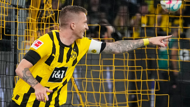 Marco Reus jubelt (Bild: AP)