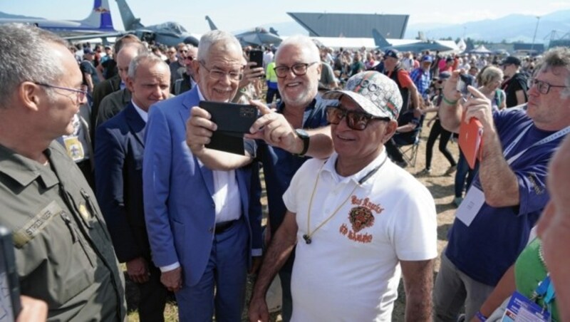 Bundespräsident Alexander Van der Bellen bei der Airpower in Zeltweg (Bild: Pail Sepp)