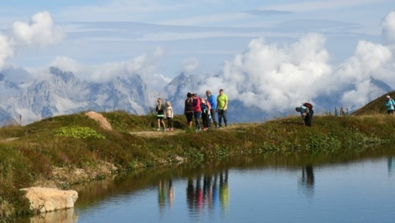 Wandergenuss am Speichersee (Bild: Andreas Fischer)