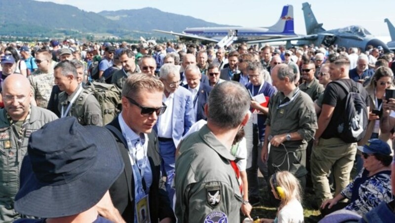 Bei der Airpower im Vorjahr war auch Bundespräsident Alexander Van der Bellen zu Gast (Bild: Pail Sepp)