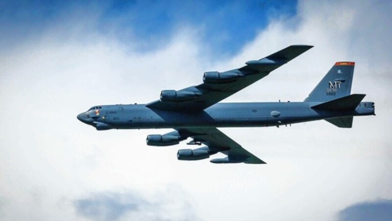 Der B-52 Stratofortress der US-Airforce flog am Samstag erstmals über Zeltweg (Bild: Pail Sepp)