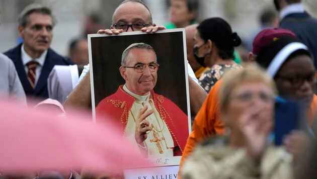 Papst Johannes Paul I. starb nach nur 33 Tagen im Amt. (Bild: AP)