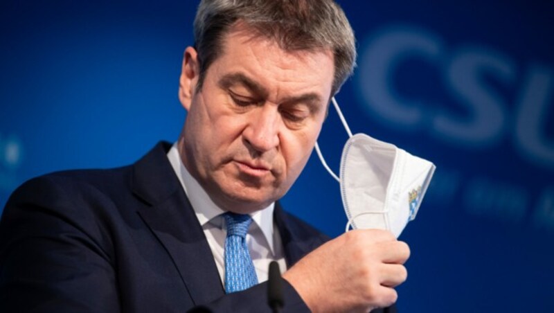 Markus Söder, CSU-Vorsitzender und Ministerpräsident von Bayern (Bild: APA/dpa/Sven Hoppe)