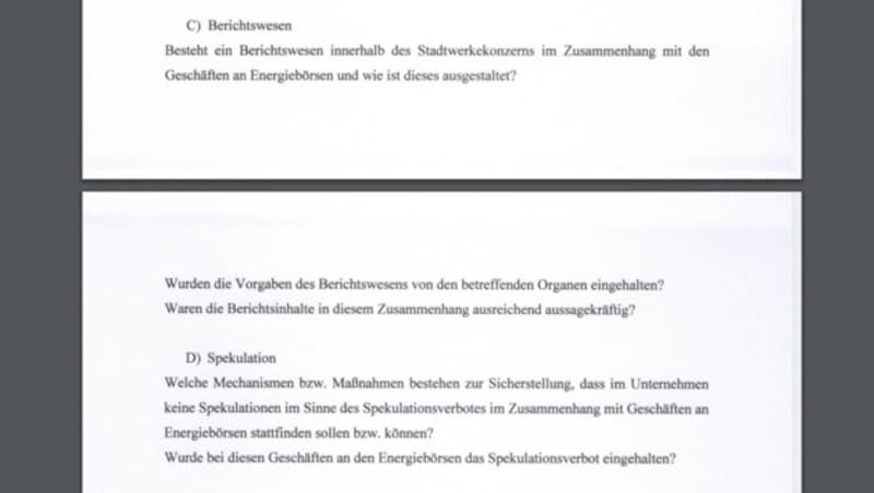 Auszug aus dem Ansuchen des Bürgermeisters (Bild: zVg)