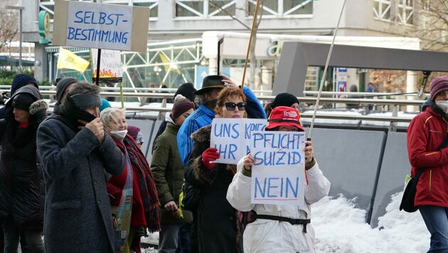 Impfgegner-Demo in Graz (Bild: Pail Sepp)