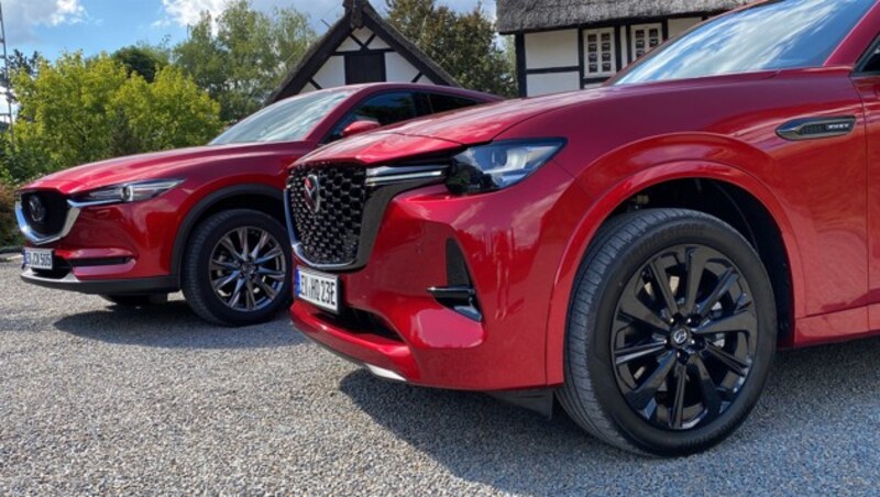 Mazda CX-5 und CX-60 im Vergleich (Bild: Stephan Schätzl)