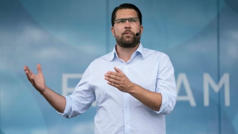 Schwedendemokraten-Chef Jimmie Åkesson (Bild: APA/AFP/TT NEWS AGENCY/Bjorn LARSSON ROSVALL)