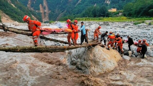 (Bild: Cheng Xueli/Xinhua via AP)