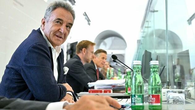 „Gazprom hat einen super Job gemacht“, erklärte Ex-OMV-Vorstand Gerhard Roiss vor dem ÖVP-Untersuchungsausschuss. (Bild: APA/Helmut Fohringer)