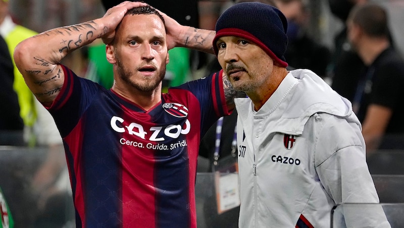 ÖFB-Star Marko Arnautovic kann es nicht fassen: Sinisa Mihajlovic ist mit nur 53 Jahren gestorben. (Bild: Associated Press)