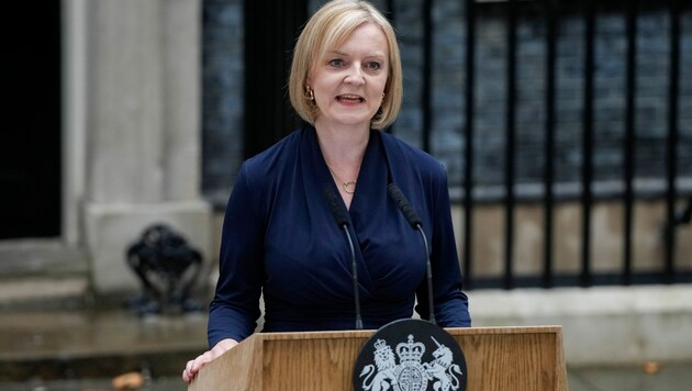 Die neue britische Premierministerin Liz Truss (Bild: AP)