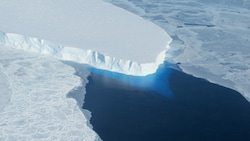 Die Zunge des Thwaites-Gletschers in der Antarktis (Archivbild) (Bild: Wikimedia Commons/NASA)