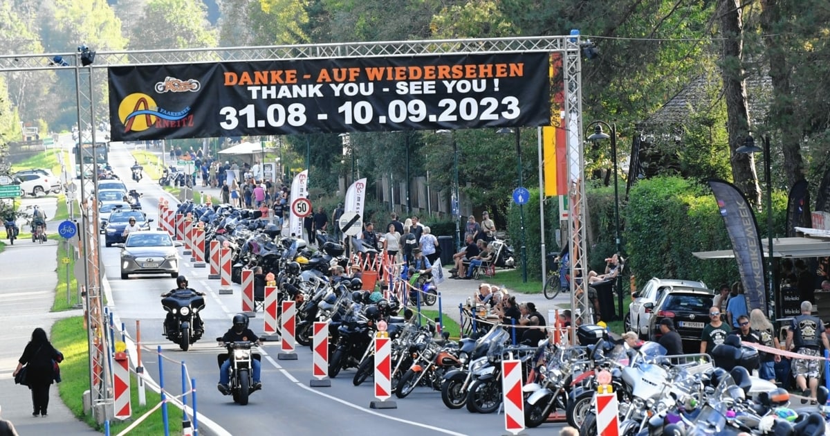 Am Faaker See HarleyParade krönt das blubbernde BikerFest krone.at