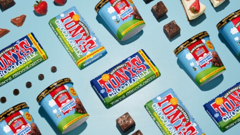 (Bild: (c) TONY´S CHOCOLONELY; BEN & JERRY´S)