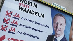 „Handeln statt Wandeln“ lautet das Motto auf den Plakaten. (Bild: Christoph Miehl)