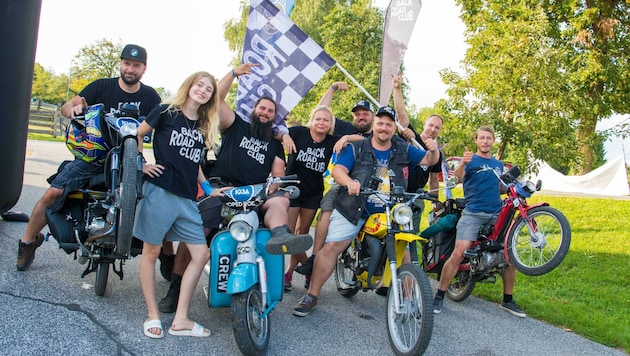 Insgesamt 120 Mopedfans machten heuer bei der Reise quer durch Südosteuropa mit. Nach acht Tagen ...