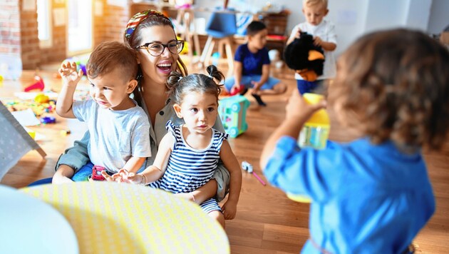 Allzu groß ist das Engagement von Vorarlberger Unternehmen in der Kinderbetreuung derzeit nicht. (Bild: Krakenimages.com - stock.adobe.c)