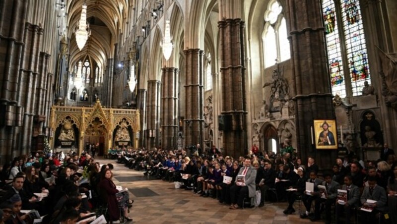 In der Westminster Abbey (Archivbild) wird die Trauerfeier für Queen Elizabeth II. stattfinden. (Bild: AFP)