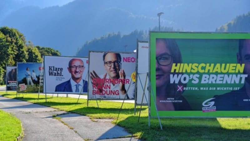 „Wenn Wahlplakate dazu führen, dass mehr Leute wählen gehen, sind sie gut“, sagt Hayek. (Bild: Hubert Berger)