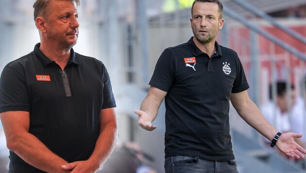 Zoran Barisic und Ferdinand Feldhofer (Bild: GEPA, krone.at-grafik)