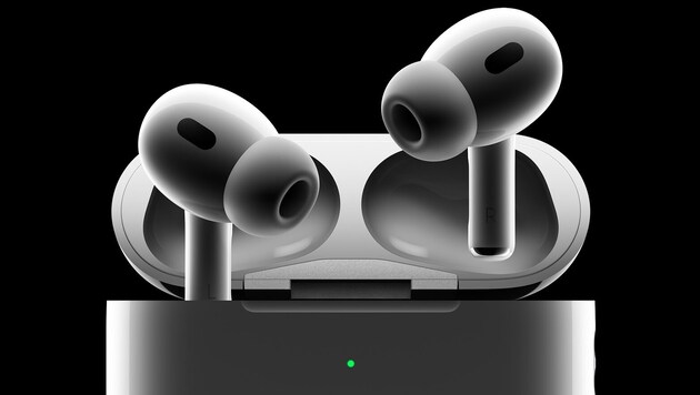 Das Original: die neuen AirPods Pro (2. Generation) von Apple. (Bild: Apple)