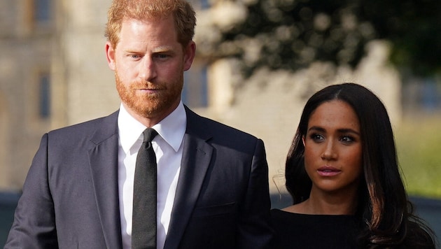 Prince Harry and Duchess Meghan (Bild: AFP)