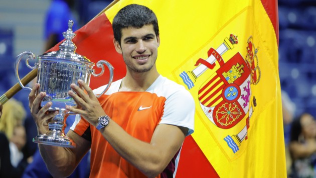 Carlos Alcaraz (Bild: REUTERS/MIKE SEGAR)