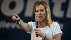 Giorgia Meloni, Parteichefin der postfaschistischen Fratelli d‘Italia (Bild: AFP)
