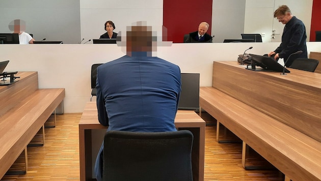Beim Prozess vor dem Landesgericht Eisenstadt versuchte der angeklagte Deutsche, das Opfer anzuschwärzen und sich selbst als Unschuldslamm darzustellen. (Bild: Huber Patrick)