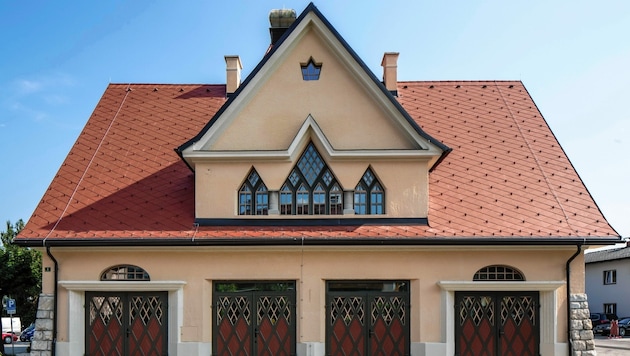 Velden: Vom Rüsthaus aus den 1920ern zur Musikschule mit Photovoltaik und Wärmerückgewinnung. (Bild: Walter Luttenberger Photography)