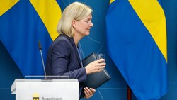 Schwedens Ministerpräsidentin Magdalena Andersson (Bild: APA/AFP/TT NEWS AGENCY/Jessica GOW)