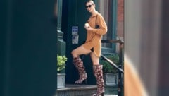 Karlie Kloss macht New Yorks Straßen zum Laufsteg. (Bild: www.PPS.at)