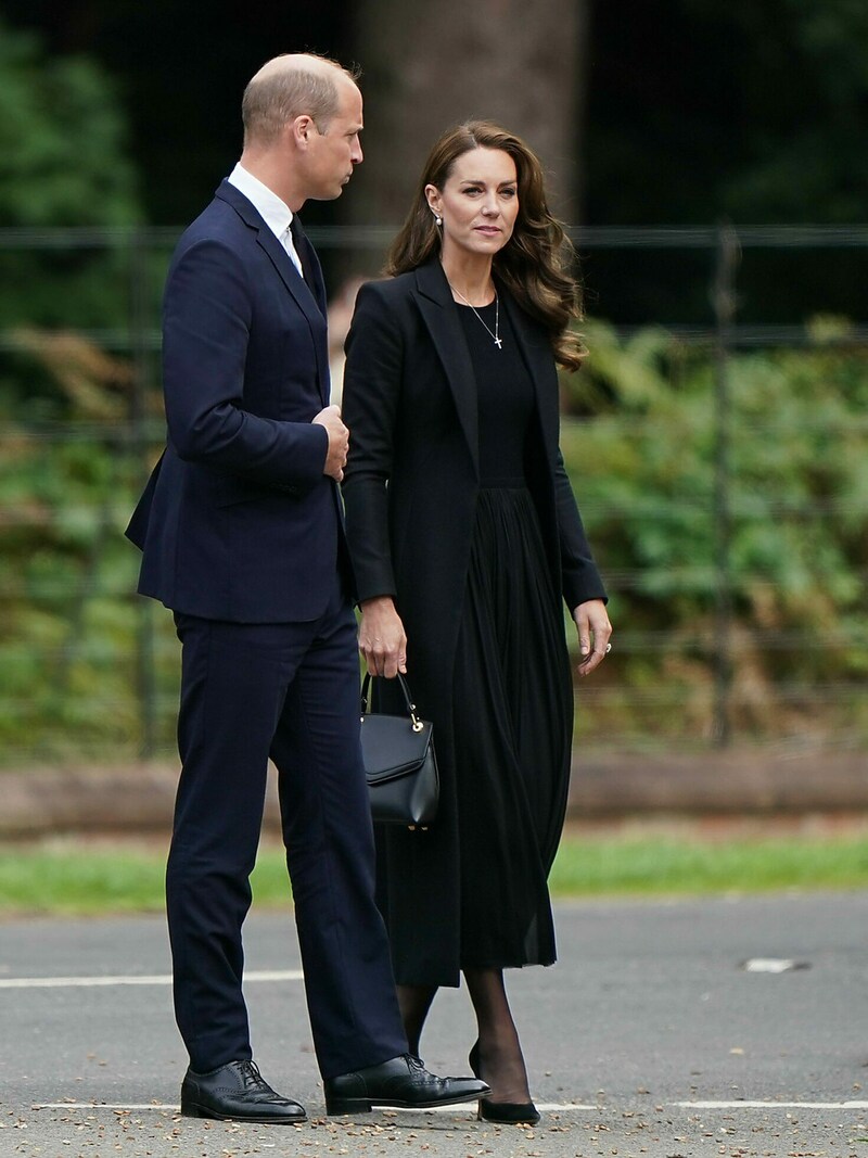 Prinz William und Herzogin Kate in Sandringham (Bild: Joe Giddens / PA / picturedesk.com)