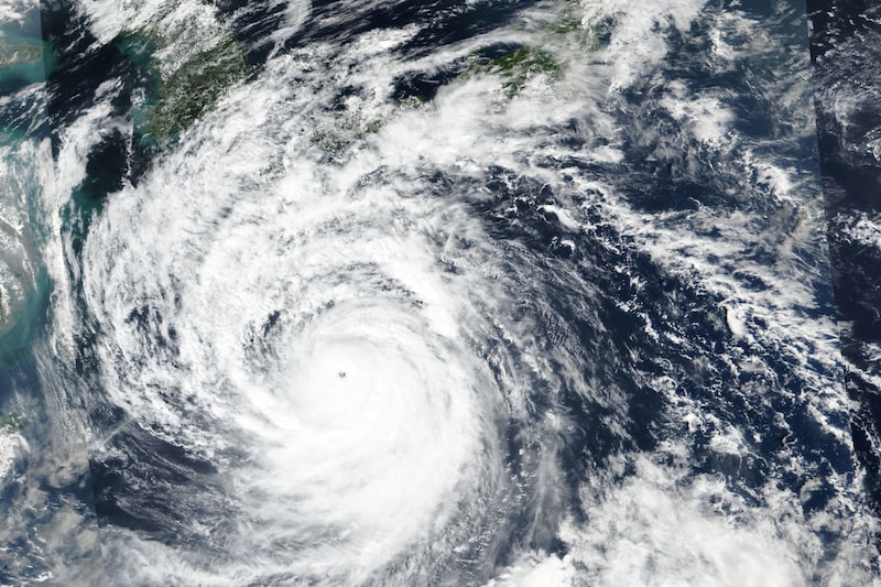 „Nanmadol“ wurde als „Super-Taifun“ eingestuft. (Bild: NASA Worldview, Earth Observing System Data and Information System (EOSDIS))