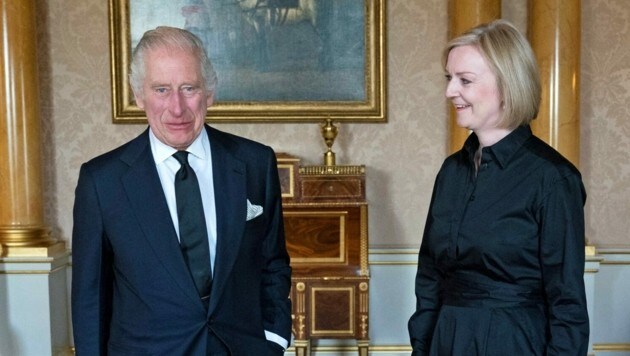 Freilich kam auch die britische Premierministerin Liz Truss. (Bild: APA/AFP/POOL/Kirsty O'Connor)