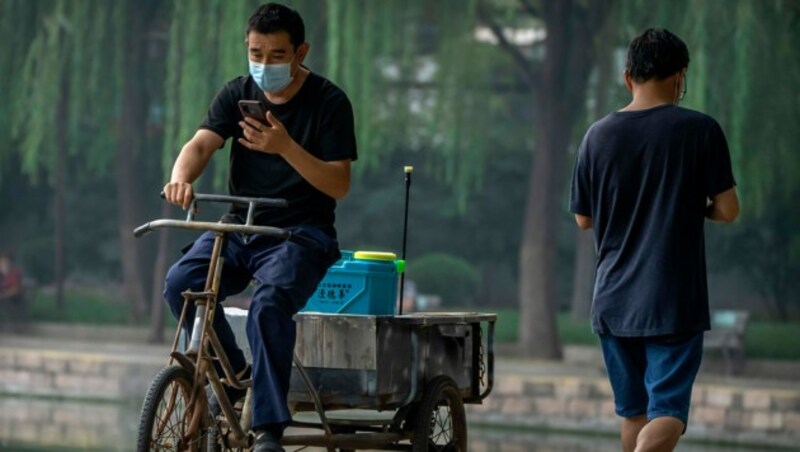 Nun hat China auch seinen ersten Affenpocken-Fall. (Bild: AP)