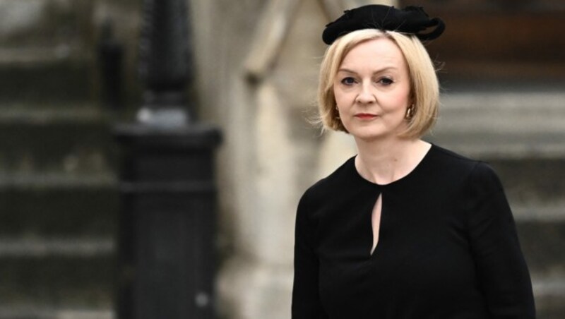 Die britische Premierministerin Liz Truss (Bild: AFP )