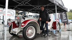 Max Lampelmaier sah mit dem Torpedo ADR6 Sport 1929 am Regen-Sonntag nur zu – geboren wurde der Histo Cup 1997 in Brünn (Bild: Tröster Andreas)