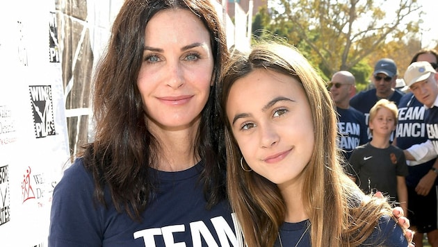 Courteney Cox und Tochter Coco im Jahr 2017 (Bild: 2017 Getty Images)