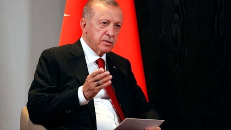 Der türkische Präsident Recep Tayyip Erdogan (Bild: AP)