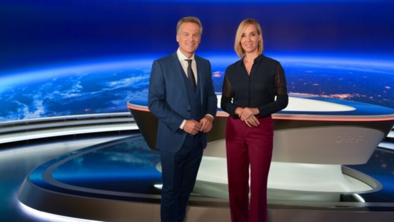 Die „Zib“-Sendungen, unter anderem mit Tarek Leitner und Nadja Bernhard, bekommen einen neuen Look. (Bild: ORF)