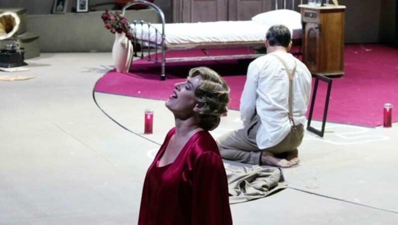 Sopranistin Erica Eloff und Andreas Hermann in den Hauptrollen der Korngold-Oper „Die tote Stadt“. (Bild: Winkler Reinhard)