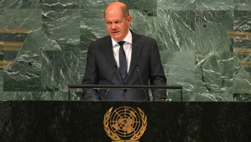 Deutschlands Kanzler Olaf Scholz (Bild: AFP)