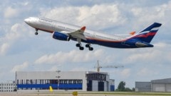 Ein Airbus A330 der russischen Fluggesellschaft Aeroflot auf dem Flughafen Scheremetjewo bei Moskau (Bild: AFP)