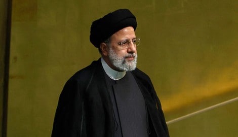 Irans Präsident Ebrahim Raisi starb bei einem Hubschrauberabsturz. (Bild: APA/AFP/Getty Images/Anna Moneymaker)