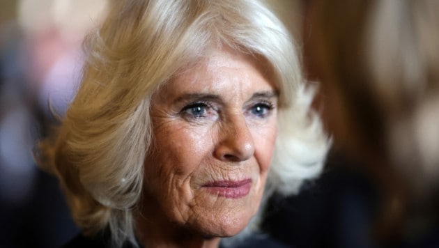 Königin Camilla in Cardiff (Bild: APA/Photo by Chris Jackson/AFP)