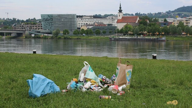 VP-Stadtvize Martin Hajart will Müllsündern in Linz den Kampf ansagen. (Bild: Scharinger Daniel)