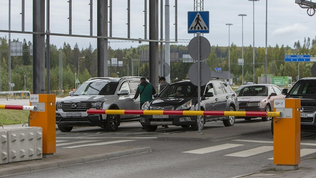 Der Grenzüberganz von Russland und Finnland in Lappeenranta (Archivbild) (Bild: Lehtikuva)