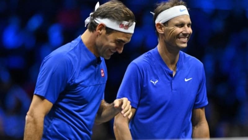 Roger Federer und Rafael Nadal (Bild: AFP or Licensors)