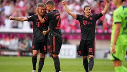 Joshua Kimmich, Lucas Hernandez und Marcel Sabitzer (von li. nach re.) (Bild: AP)